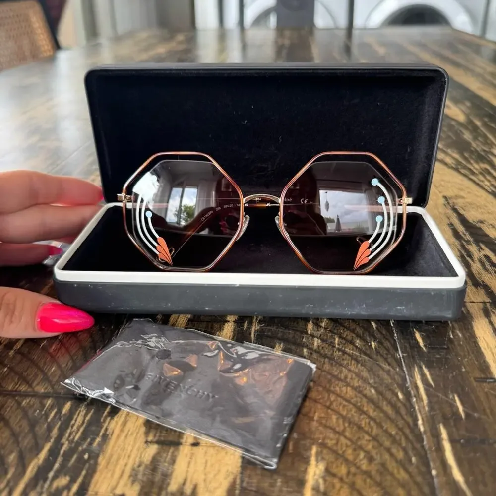 CHLOÉ - Abstract Frame Sunglasses